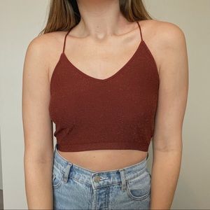 Target Tops - Maroon crop top Target Tops - Maroon crop top